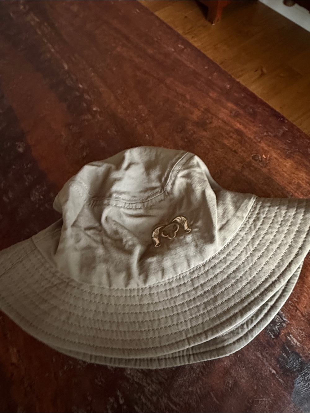 KUIU Tan Bucket Hat with KUIU Logo